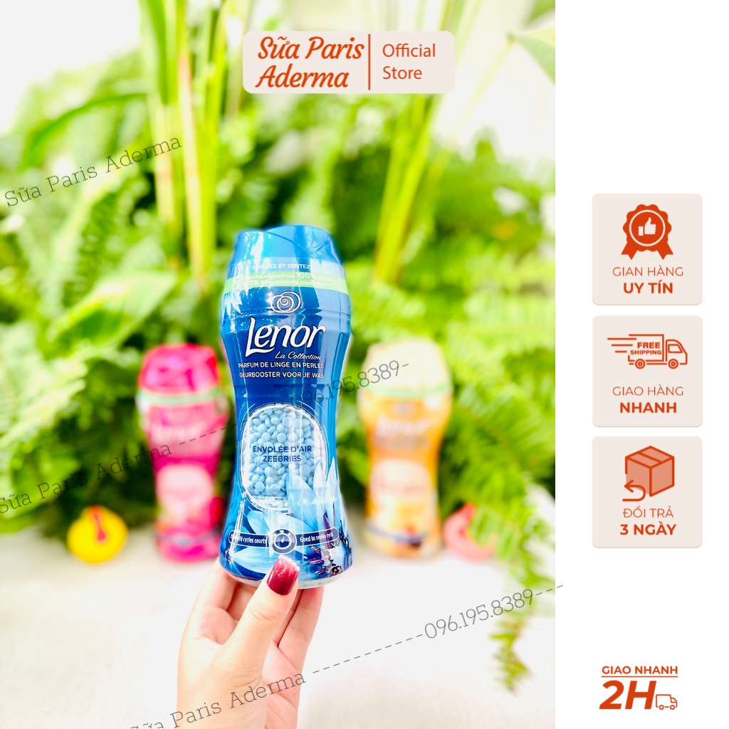 Viên xả vải khô Lenor của pháp, cho quần áo thơm tho, hương thơm rất Tây luôn a.
