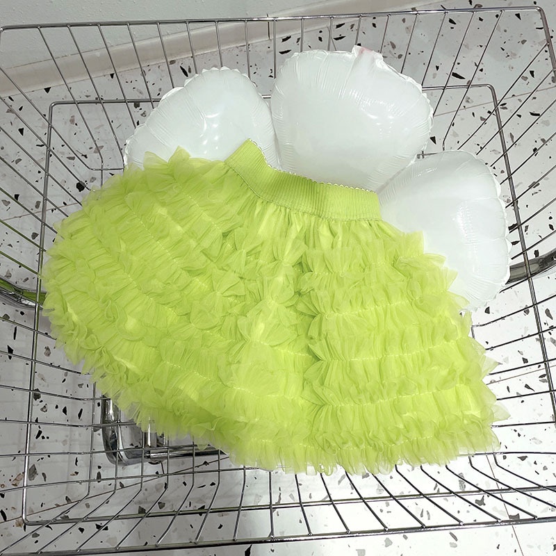 Chân Váy Xòe tutu Phong Cách Công Chúa Mùa Hè Kiểu Mới Cho Bé Gái