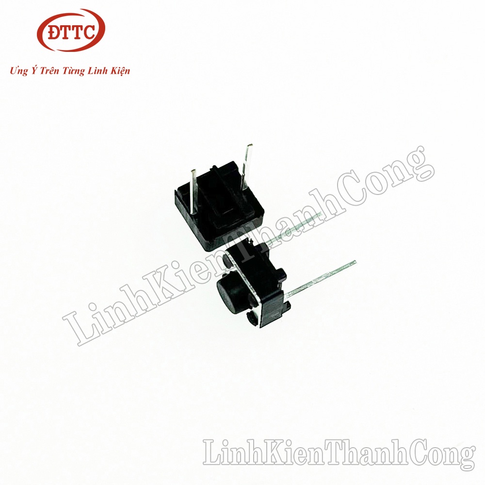 Bộ 5 Chiếc Nút Nhấn 2 Chân 6x6x5mm 6x6x10mm Loại Cắm Cao 5mm 10mm