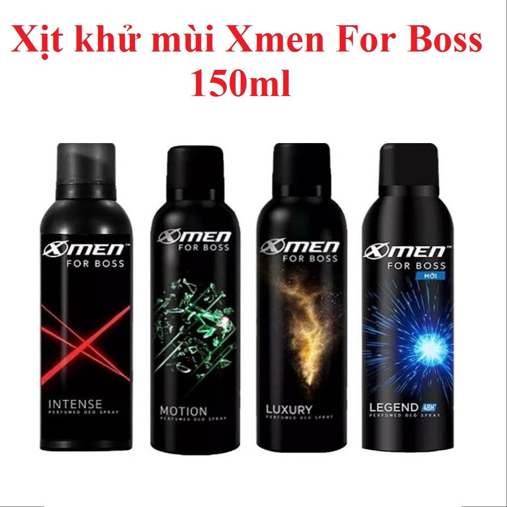 Xịt khử mùi X-men for boss 150ml