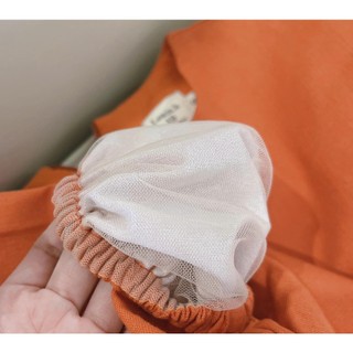 Đầm tay phồng khoét bụng