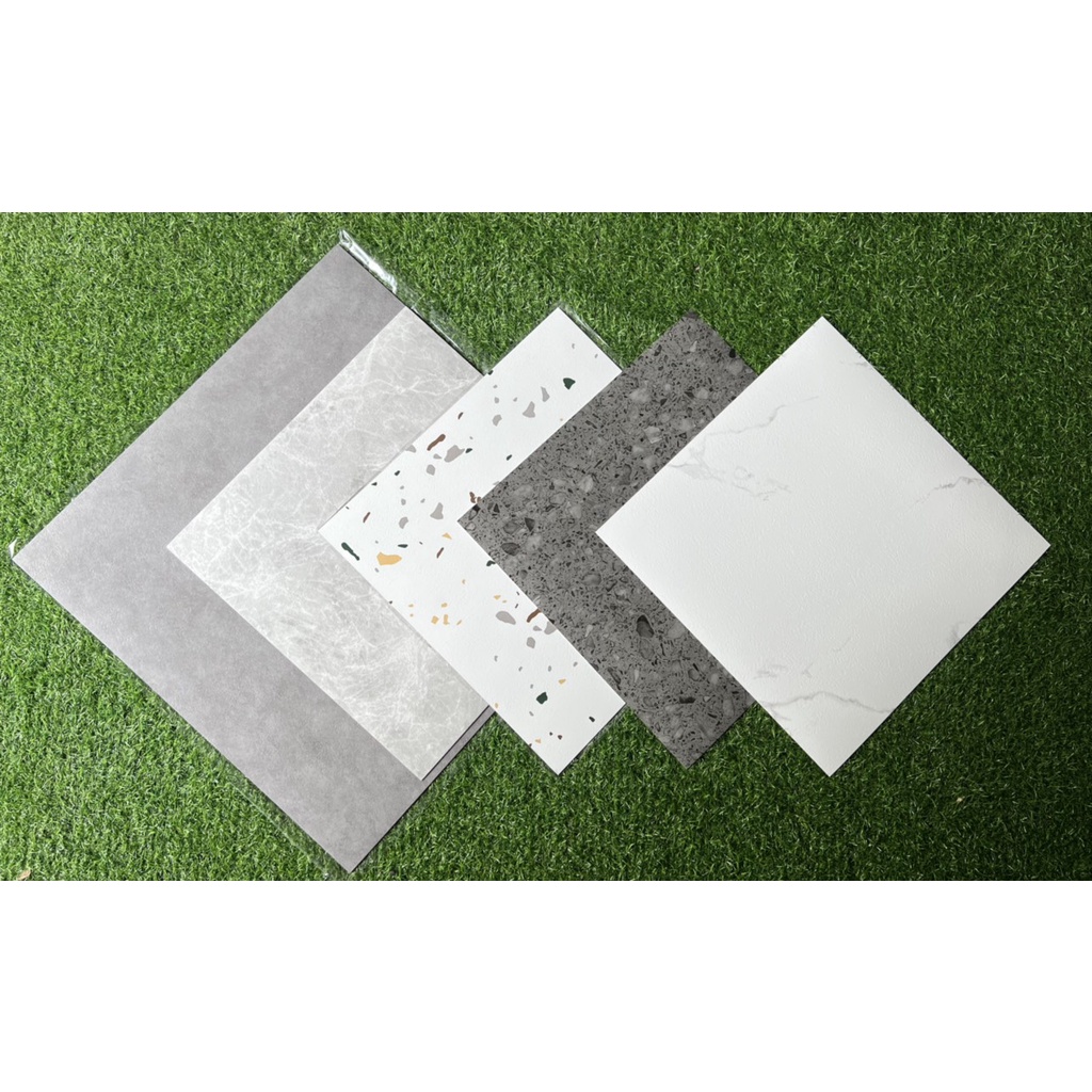 Miếng Lót Sàn Nhựa Giả Gỗ Dán Trên Nền Gạch Gỗ Tấm Ceamboar Nền Phẳng Hàng Loại 1 45x45cm