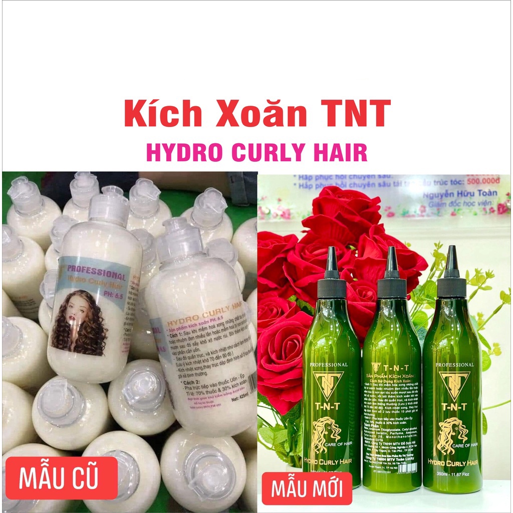 Thuốc kích xoăn TNT, kích xoăn tóc Hydro Curly Hair , thuốc làm xoăn tóc đơn giản, chính hãng công TNT