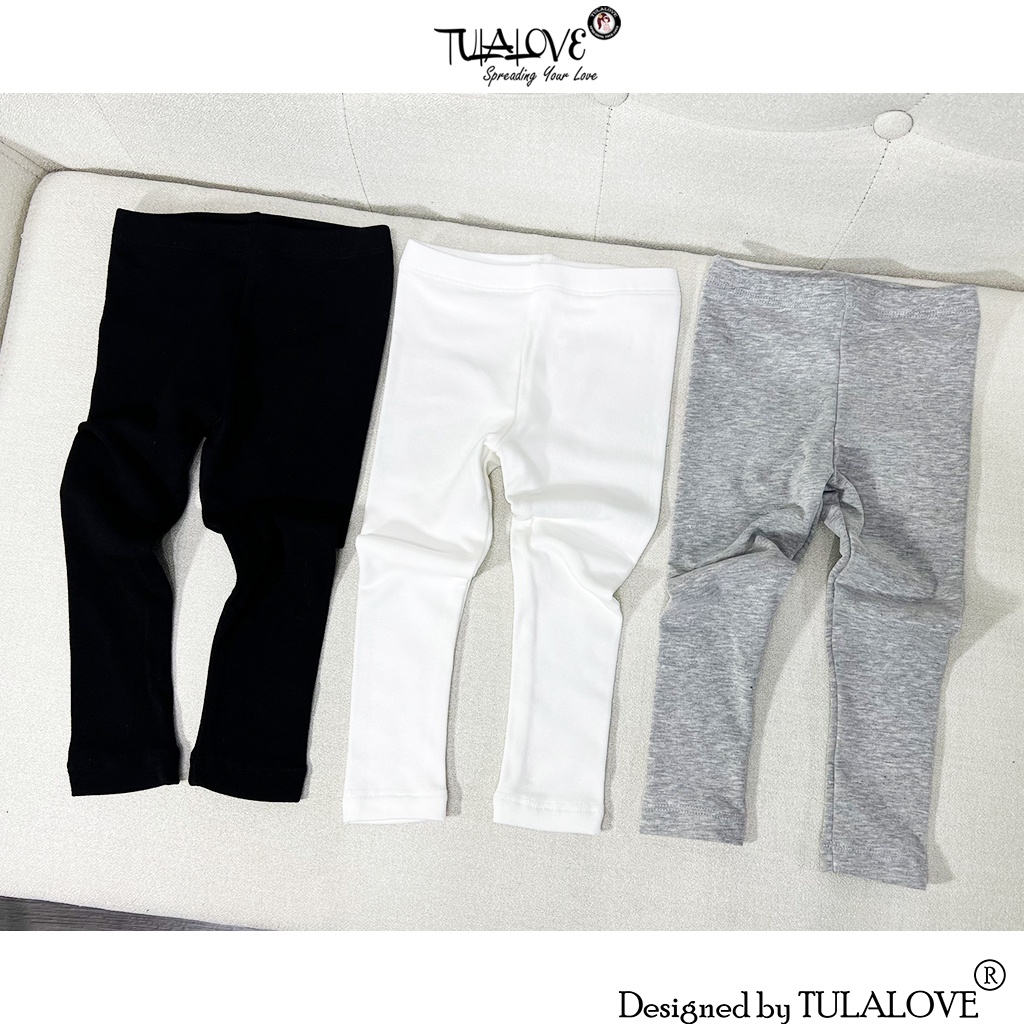 Quần Legging Dài Zip Lông Thu Đông Bé Gái Tulalove