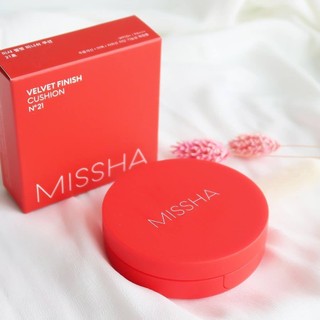 Phấn nước missha velvet finish cushion spf50+ pa+++ mỏng mịn, che phủ tốt, lâu trôi