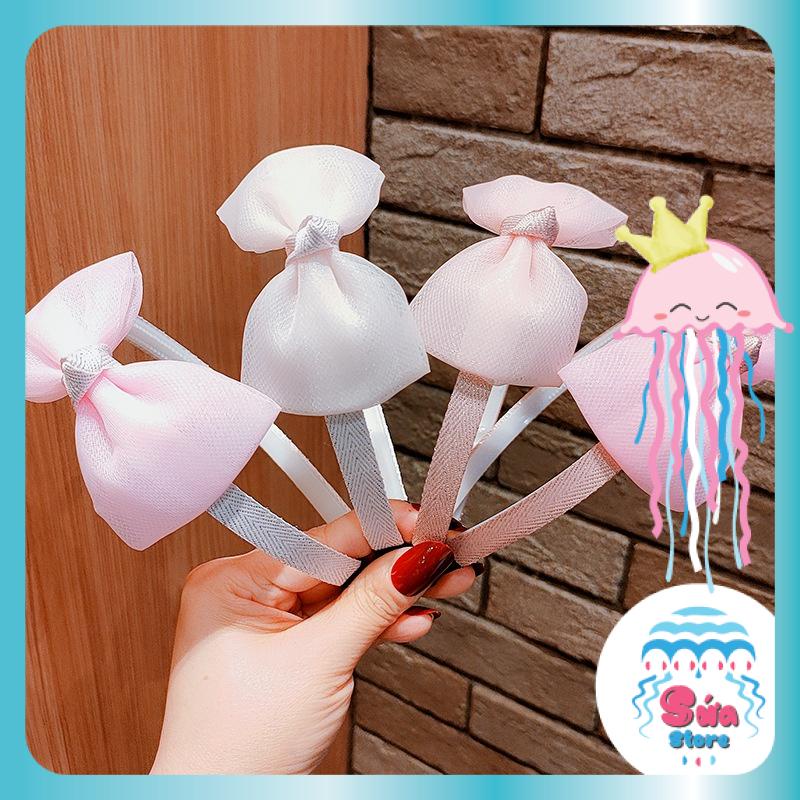 Bờm tóc Xược tóc hình nơ công chúa đáng yêu cute phong cách Hàn Quốc cho bé gái BXT02 (Có ảnh chụp thật)