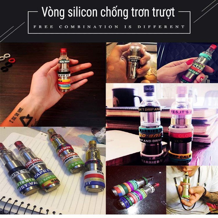 VÒNG SILICON CHỐNG TRƠN TRƯỢT, VÒNG CAO SU CHỐNG TRƠN