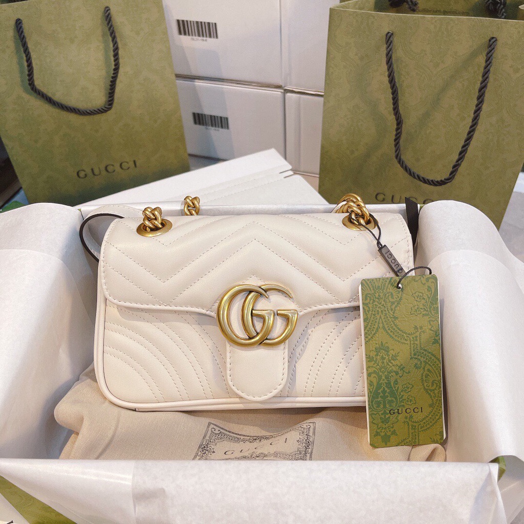 Túi Xách Nữ G.C Size 23cm Hàng Chuẩn VIP 2 Bocx Nam Châm Sịn Sò Y hình