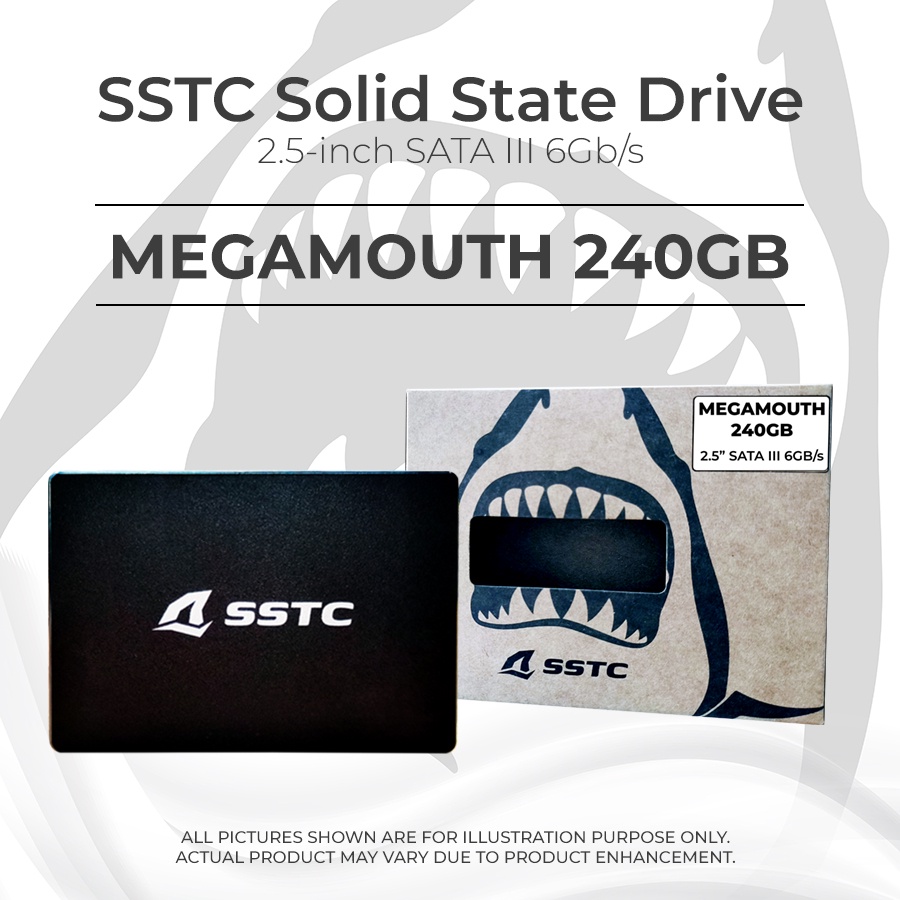 SSD SSTC Megamouth 120 240GB Sata III - Hàng Chính Hãng SSTC