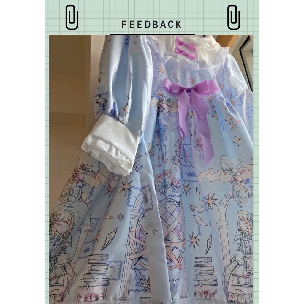 Váy lolita in hình thủy thủ mặt trăng dễ thương, VIDEO TỰ QUAY