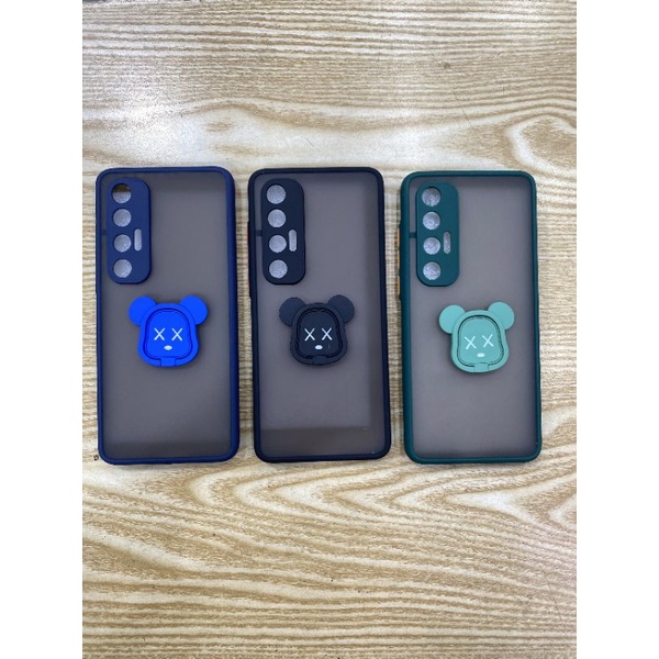 Ốp Xiaomi Mi 10S dẻo viền màu lưng nhám kèm iring có bảo vệ camera