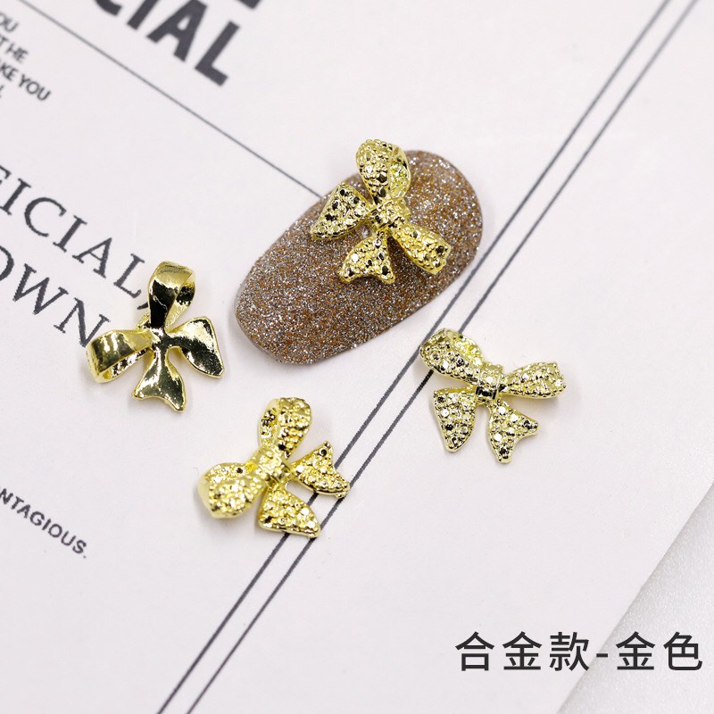 Charm nail nơ gắn móng tay