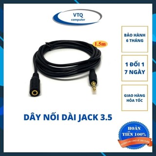 Dây nối dài dây loa jack 3.5 chiều dài 1.5m, 3m, 5m hàng chất lượng giá tốt.shopphukienvtq