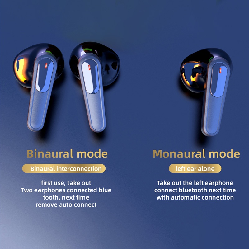 Tai Nghe Bluetooth Không Dây Air Pro 60 TWS Có Đèn LED Và Micro Chuyên Nghiệp Cho iPhone Air Pods Xiaomi Airdots Air Pro 80