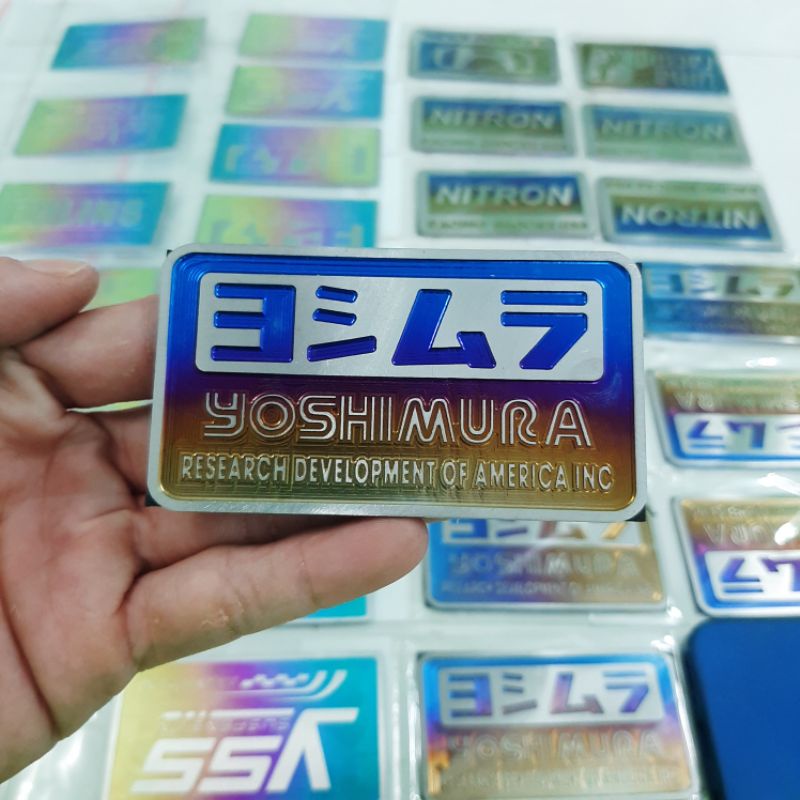 TEM CHỬ YOSHIMURA TITAN CÓ SẲNG KEO 3M CHỐNG BONG TRÓC CHỐNG THẤM NƯỚC