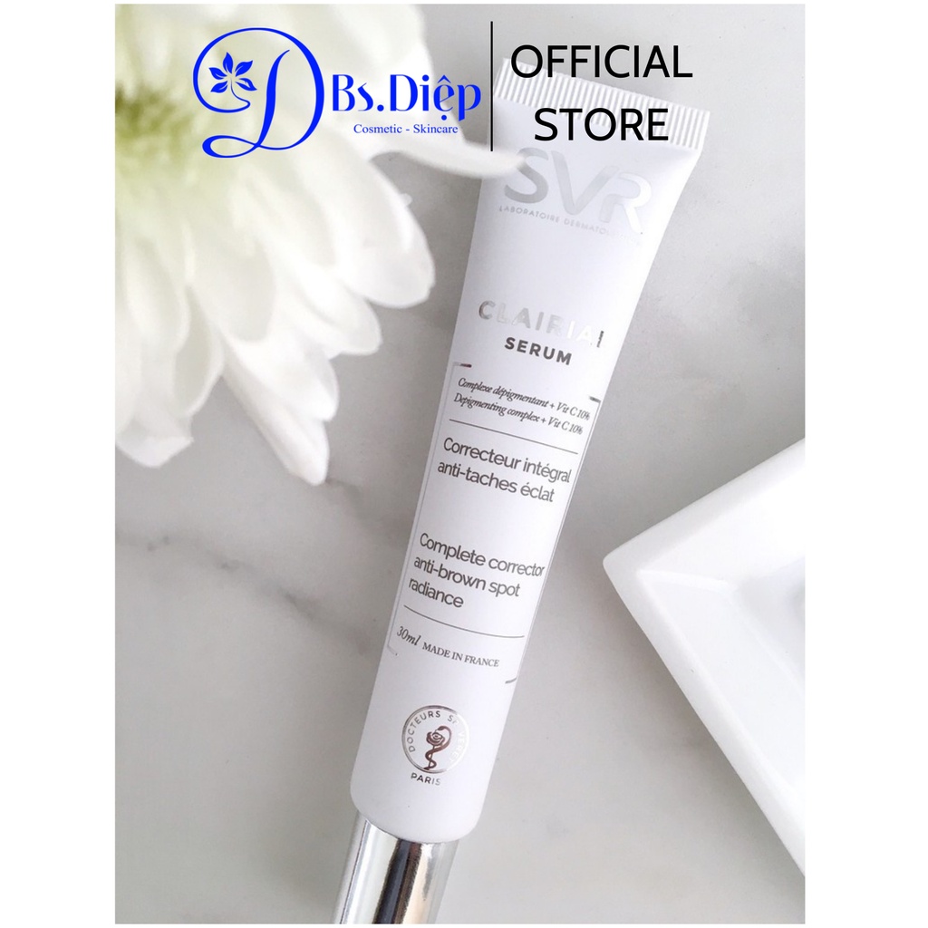 Tinh chất làm mờ vết nám, sáng da và mềm mịn da SVR CLAIRIAL Serum 30ml