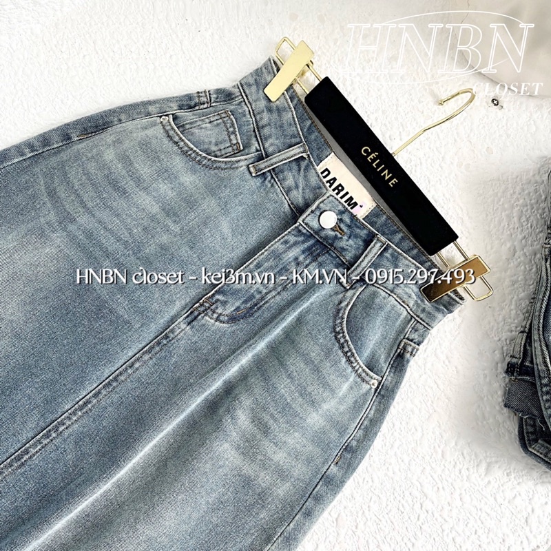 Chân váy jeans dài dáng chữ A QCCC