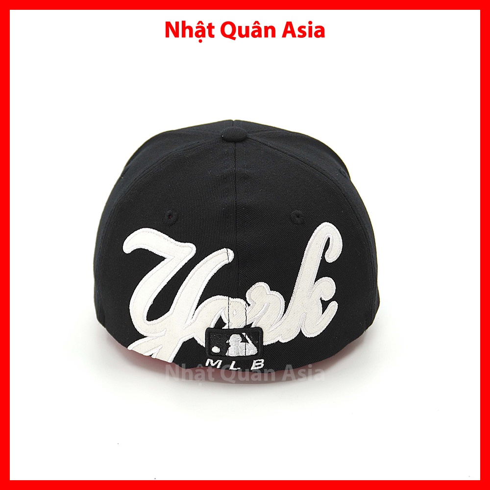 Nón lưỡi trai MLB NY chữ nổi New York bít đuôi cao cấp - Nhật Quân Asia nhatquanasia capman
