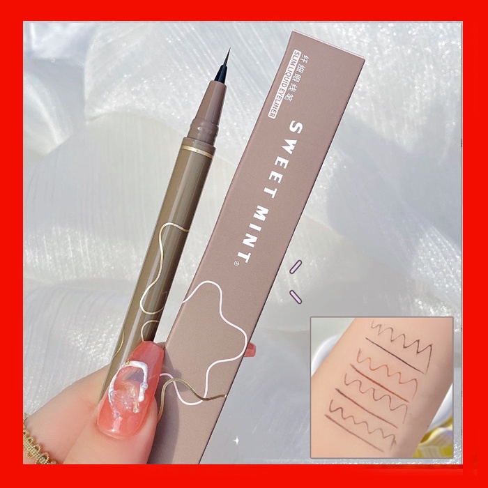 Kẻ Mắt Màu Nâu Sweet Mint chống nước không lem