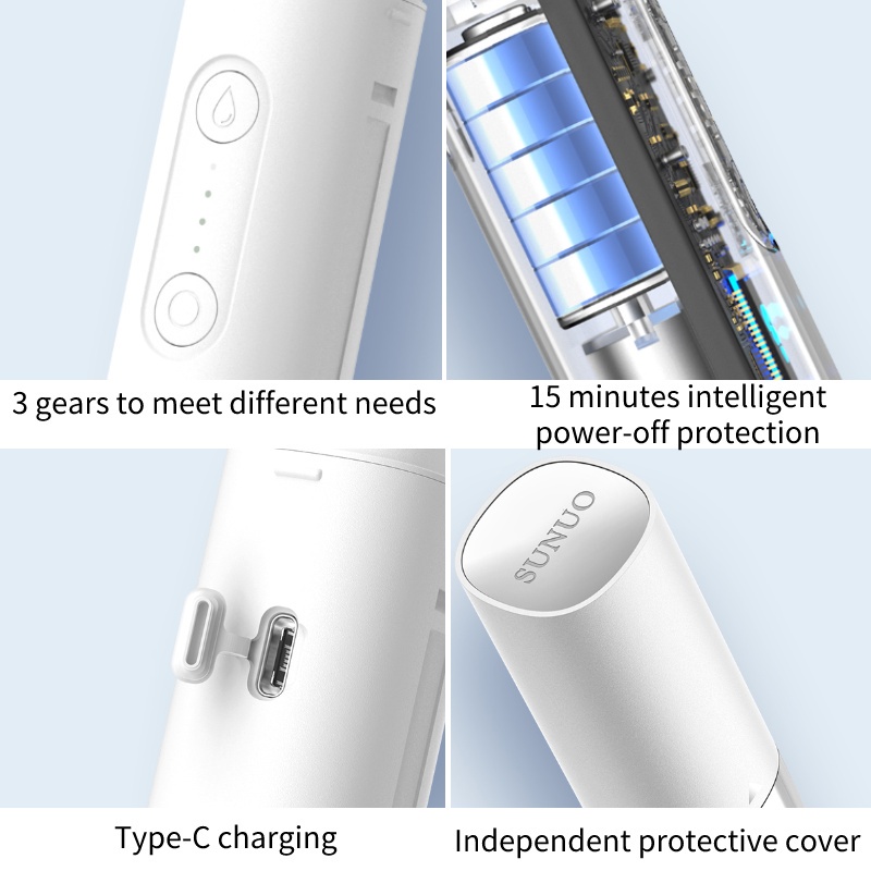 Máy Xỉa Răng Sóng Siêu Âm Xiaomi SUNUO T13 Pro Làm Trắng Răng