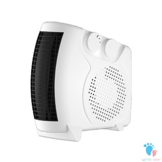 Fan Heater 600W Heat Wave Electric Ceramic Bathroom Heating Device Energy Saving Quiet Bathroom Heaters
