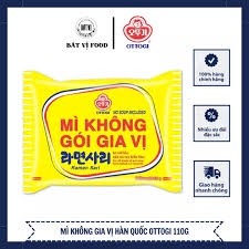 Mì không gói gia vịin nguyên liệu nấu mì cay"