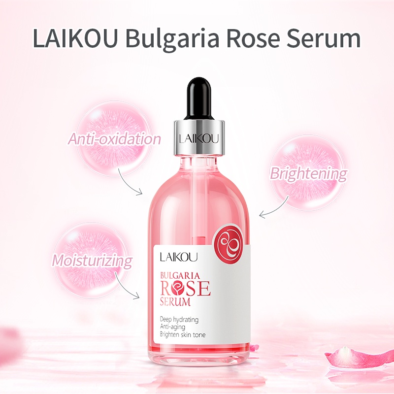 Serum Hoa Hồng LAIKOU 100ml Dưỡng Ẩm Nuôi Dưỡng Làm Sáng Tông Màu Da