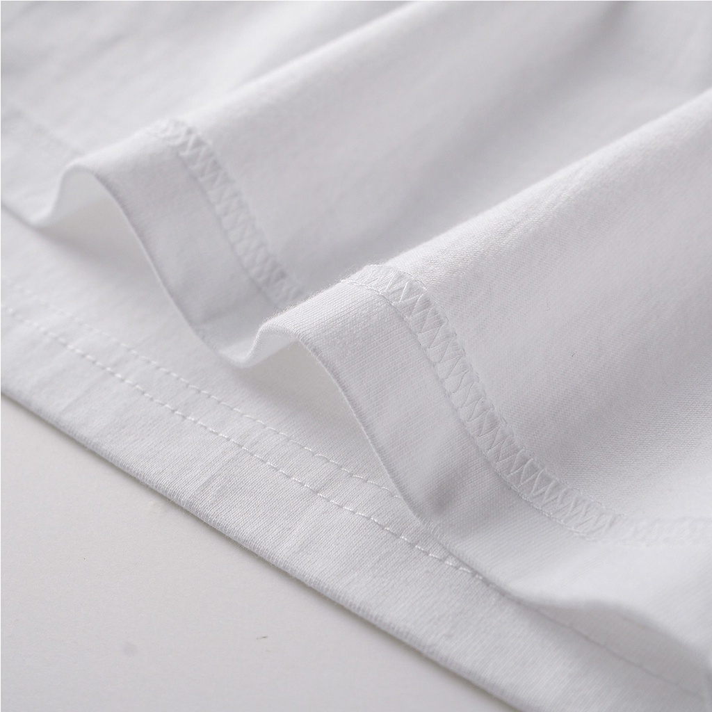 Áo thun SELVZE cotton ngắn tay oversize thời trang vintage đường phố Mỹ