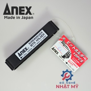 Vĩ/khay đựng 10 mũi vít anex abh-10