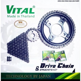 NSD Nhông Sên Dĩa đĩa tải xích sên WINNER 150 - WINNER X V2 Thuơng Hiệu VITAL Made In Thailand