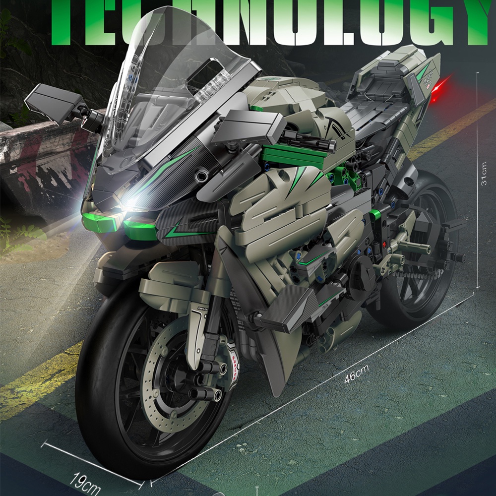 ⚡Còn Hàng⚡Bộ 1 Khối Lắp Ráp Mô Hình Xe Mô Tô bmw m 1000 rr 42130  1920 Cái Cho Bé Trai