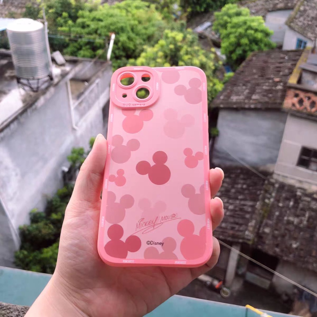 Ốp Điện Thoại TPU Hình Minnie Cho iPhone 14 14pro 14Plus 14prm iPhone 13 13pro 13prm iPhone 11 7Plus 8Plus Xr XS 12 Pro Max