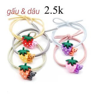 Cột tóc nữ xinh xắn