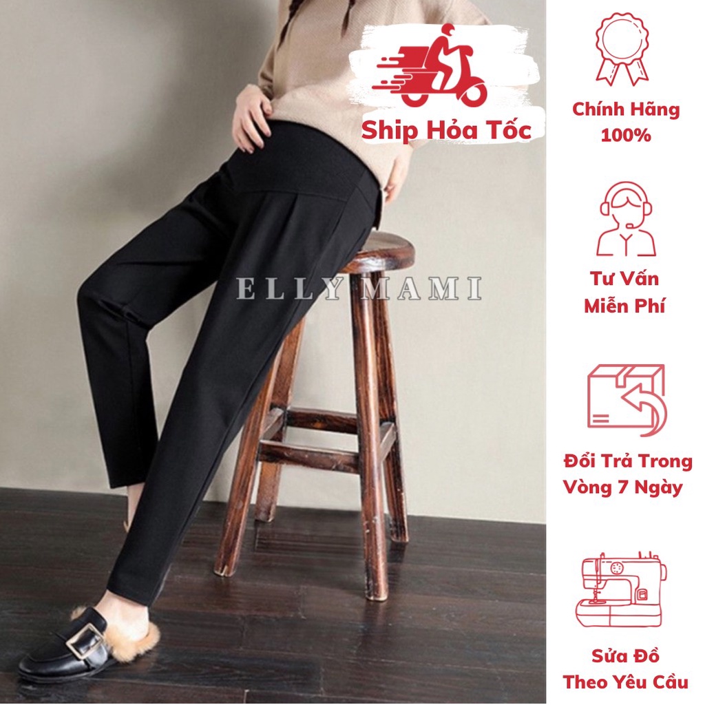 ( 40kg - 85kg ) Quần Tây Bầu , Bigsize UMI , Siêu Mát , Form Dễ Mặc Thoải Mái Suốt Thai Kì &amp; Sau Sinh Thiết Kế Cao Cấp