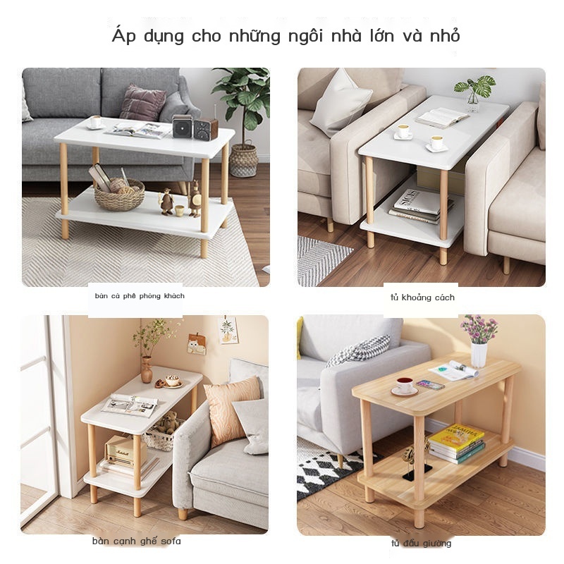 Bàn nhỏ nhà phòng ngủ bàn cạnh giường ngủ căn hộ nhỏ bàn sofa đơn giản