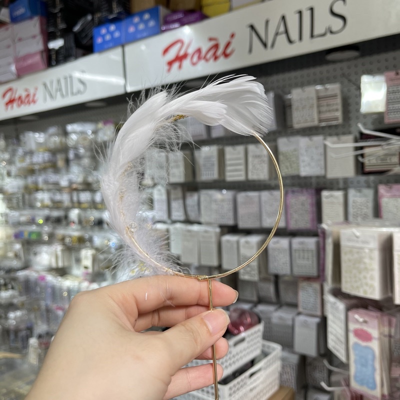 Que lông vũ chụp ảnh