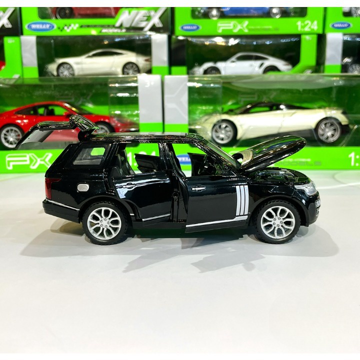 Xe mô hình hợp kim Range Rover tỉ lệ 1:32 màu đen, mô hình xe ô tô để bàn trang trí decor làm quà tặng
