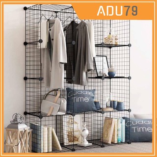 [FREESHIP ❤️] Tấm Lưới Sắt Sơn Tĩnh Điện Lắp Ghép Làm Tủ Kệ, Kệ Để Sách, Kệ Để Giày, Chuồng Chó Mèo -Tặng Kèm Chốt