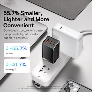 Sạc nhanh Baseus Gan5 Pro 65W USB và Type C (sạc nhanh PD 3.0, QC 4.0)