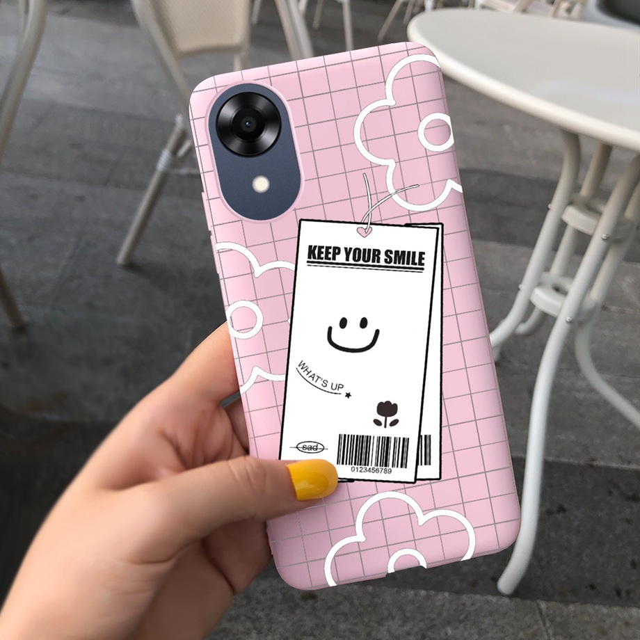 Ốp Điện Thoại Silicone Mềm In Họa Tiết Thời Trang 2022 Cho OPPO A17k 4G OPPOA17k A 17K