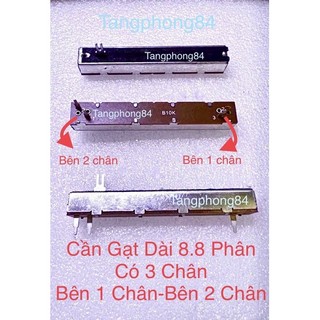 Volume gạt 8 phân 8 , 3 chân ,10k , 50k , 100k  ( 4 cây 80k )