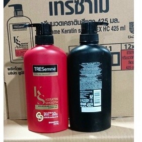 Dầu gội tresemme keratin smooth thái lan 400ml màu đỏ