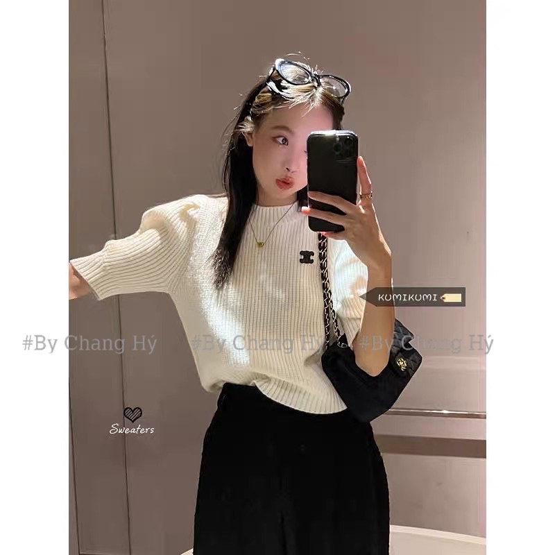 Áo len tay vồng dệt kim by CHANG HY DAY 🖤