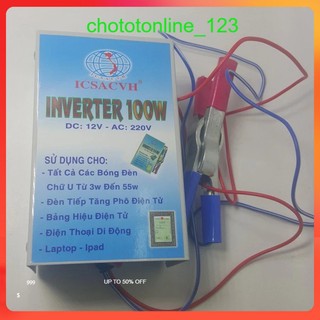 Thiết Bị Biến Điện 12v Ra 220v 100w