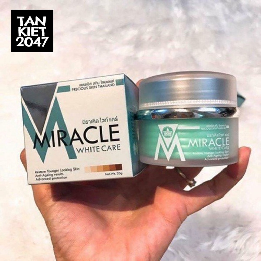 KEM MIRACLE WHITE CARE THÁI LAN 30GR CẢI THIỆN MỤN, NÁM VÀ TÀN NHANG
