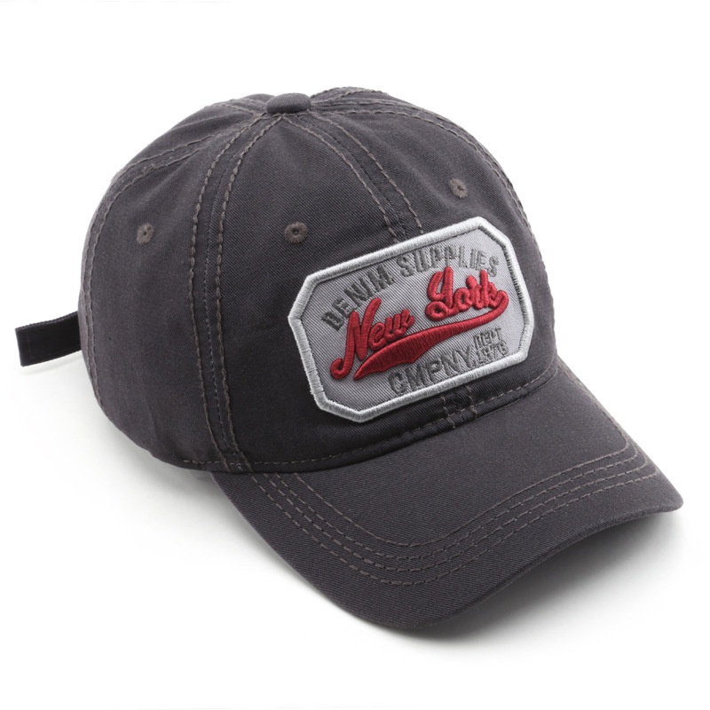 Mũ lưỡi trai THE CAPAL thêu chữ New York nhiều màu sắc