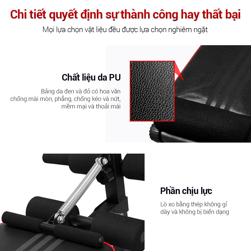 OneTwoFit Ghế tập bụng đa chức năng Ghế tập bụng Thiết bị tập thể dục tại nhà OT184