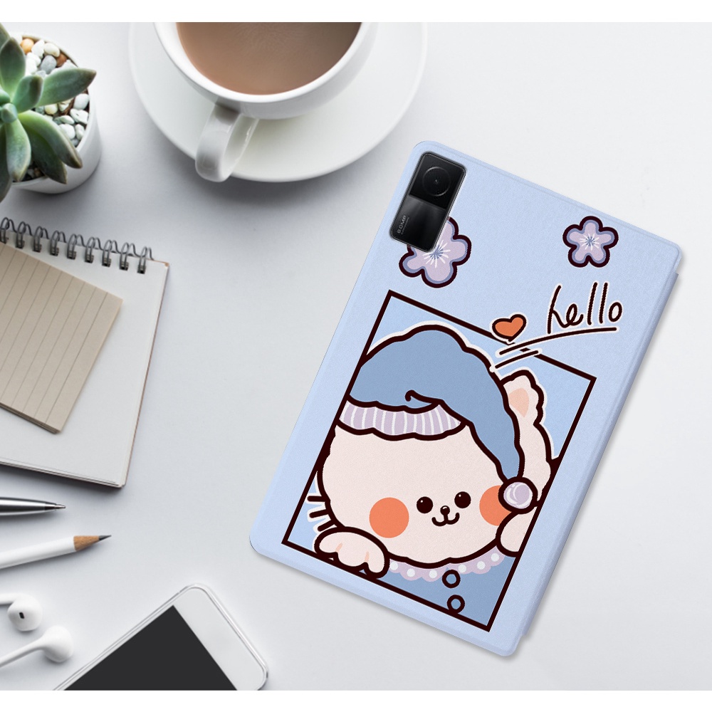 Ốp Máy Tính Bảng PU Nắp Gập Họa Tiết Hoạt Hình Dễ Thương Cho Xiaomi Redmi Pad  10.61 "RedmiPad 5G 4G VHU4254IN