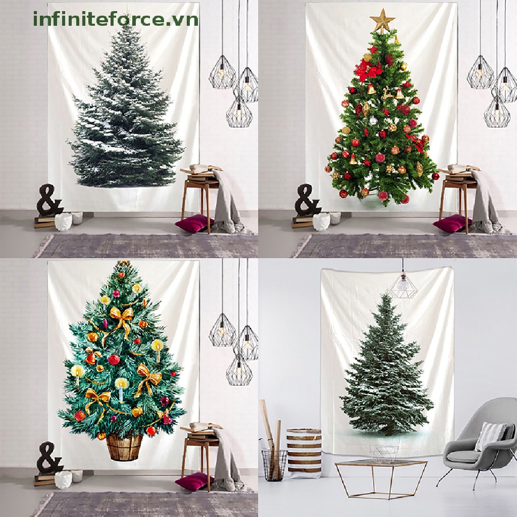 Thảm Treo Tường Trang Trí Chủ Đề Giáng Sinh 100 * 75CM