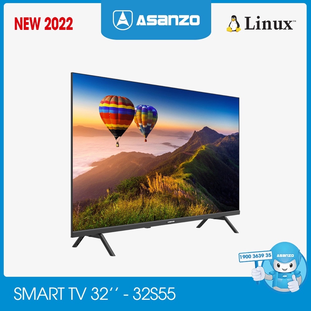 [Freeship HCM] Tivi Asanzo 32 Inch Model 32S55 (LINUX)